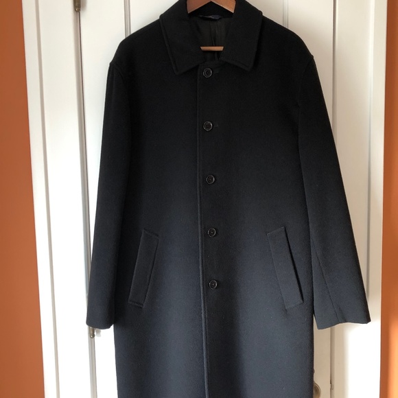 Brooks Brothers Black wool/cashmere coat full length. Timeless. Mint condition. - Picture 4 of 12